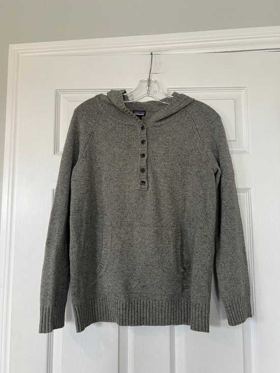 Patagonia Other - Patagonia Men's Heather Gray Hooded Henley Sweater